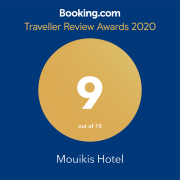 Mouikis Hotel Booking.com  Guest review award 2017