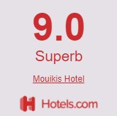 Mouikis Hotel Expedia.com  Guest review award